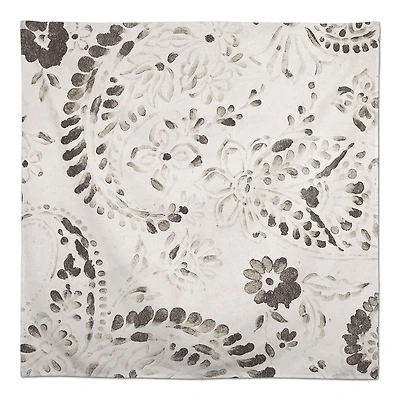 58" Vintage Paisley Cotton Twill Tablecloth