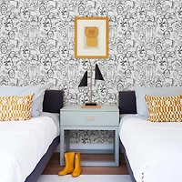 RoomMates Black Star Wars™ Saga Line Sketches Peel and Stick Wallpaper