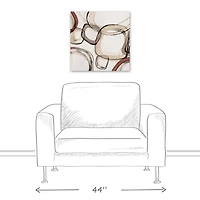 Traditional Urban Abstract 20" x 20" Canvas Wall Art