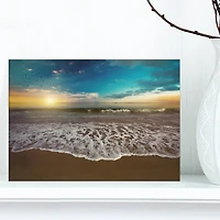 Designart - Ocean Waves at Sunrise