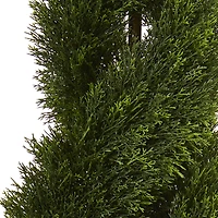 6ft. Potted Double Pond Cypress Spiral Topiary Tree