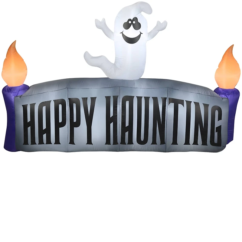 4ft. Airblown® Inflatable Halloween Happy Haunting Ghost