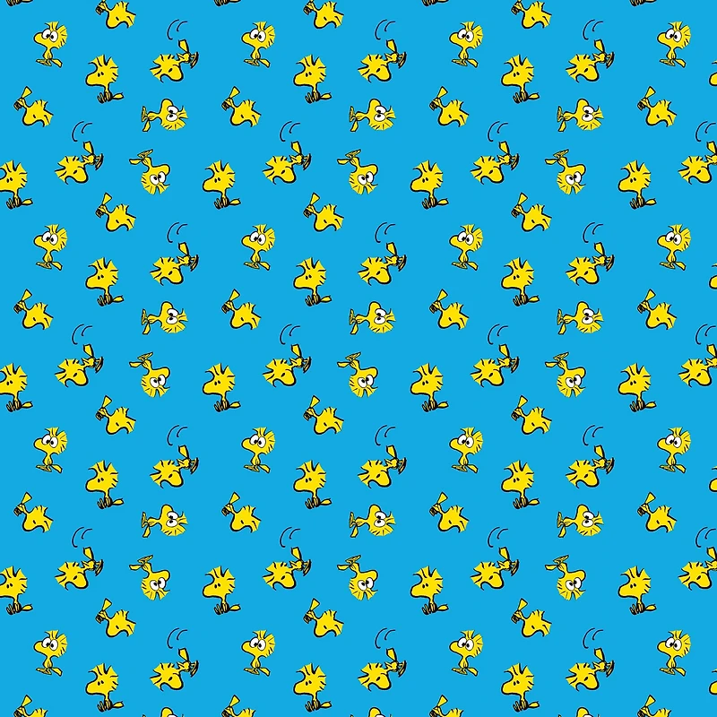 Peanuts® Woodstock Blue Cotton Fabric