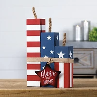 14" Americana Firecracker Block Bundle