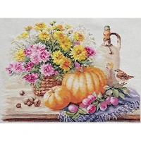Alisa Still Life With Pumpkin Cross Stitch Kit