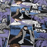 Star Wars™ Girl Power Comic Strip Cotton Fabric