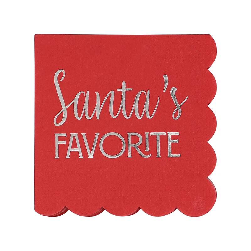 Santa's Favorite Beverage Napkins, 20ct. by Celebrate It™