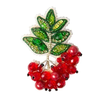 Crystal Art Rowan Beadwork Brooch Kit
