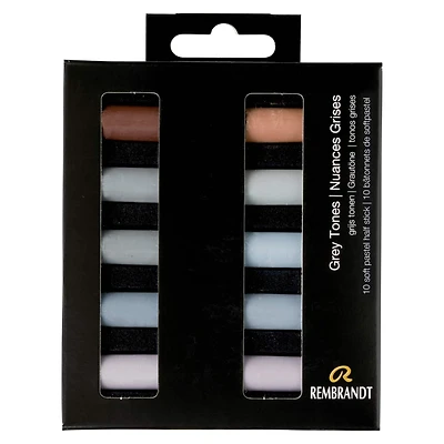 Rembrandt Gray Tones Half Stick Pastel Set