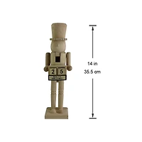 14" Soldier with Countdown DIY Pinewood Nutcracker by Make Market®