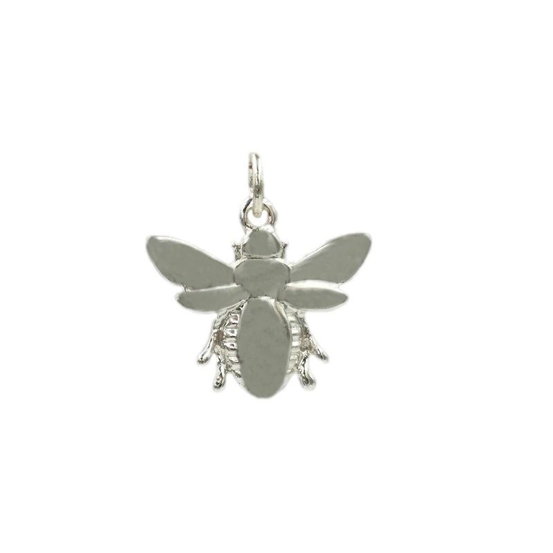 Charmalong™ Antique Silver Plated Bee Charm by Bead Landing™