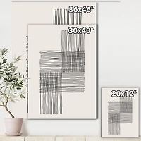 Designart - Minimal Geometric Compostions Of Elementary Forms XIX