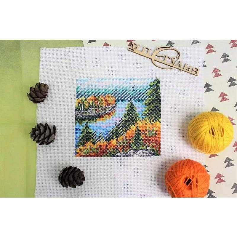 Mp Studia Autumn Forest Cross Stitch Kit