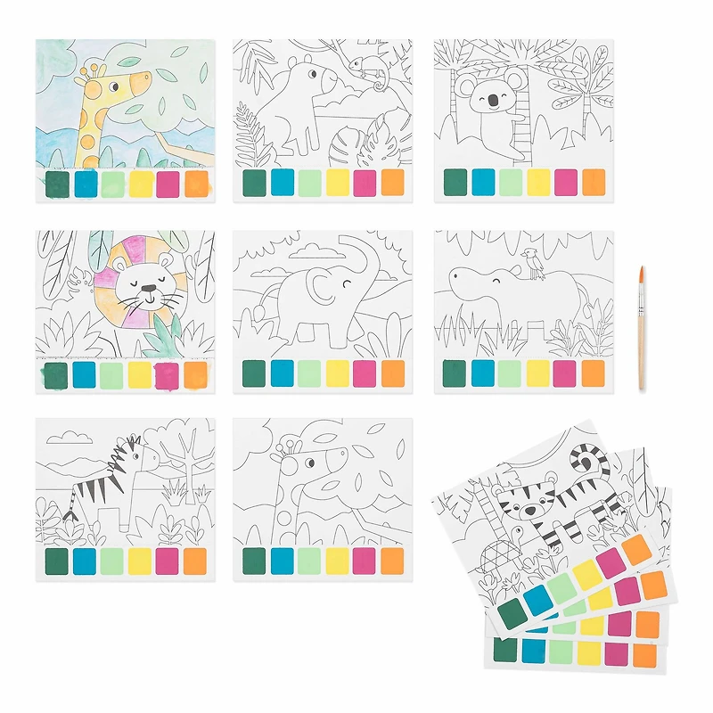 Little Yellow Bicycle® Jungle Watercolor Postcard Kit