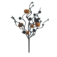 11" Pumpkin Berry Spray Pick by Ashland