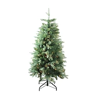4.5ft. Pre-Lit Real Touch™️ Washington Frasier Fir Artificial Christmas Tree, Clear Lights