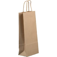 JAM Paper Kraft Paper Wine Gift Bag, 100ct.