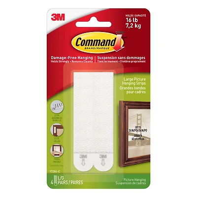 Command™ Large Picture Hanging Strips