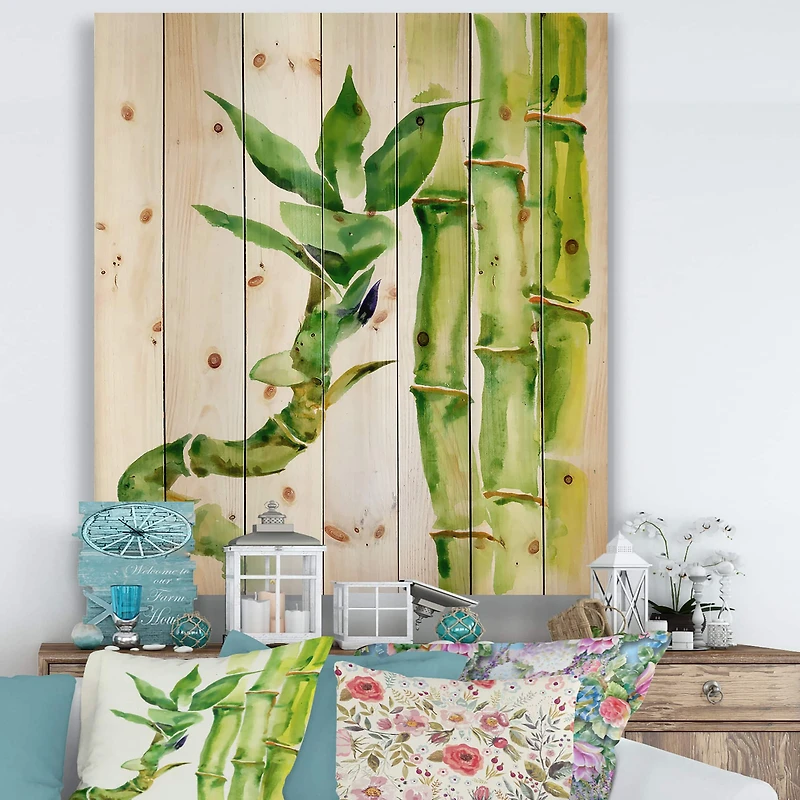 Designart - Bamboo Branches In The Forest VI