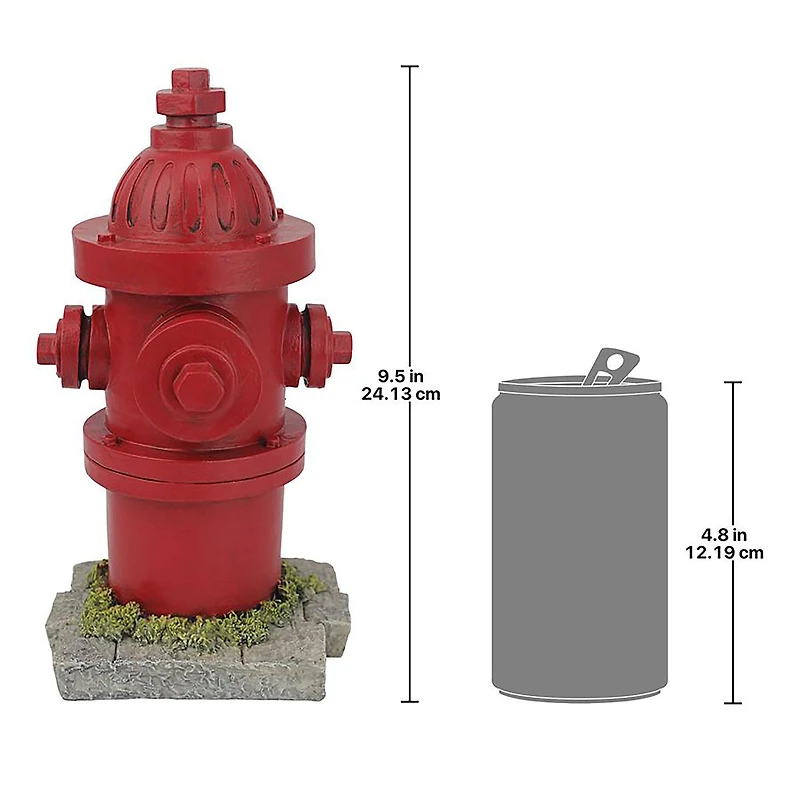 Design Toscano 9.5" Dog's Second Best Friend Fire Hydrant Statue