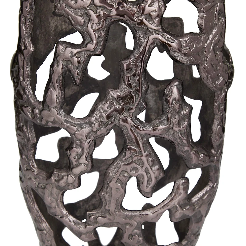 20" Contemporary Aluminum Vase