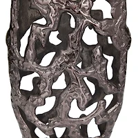 20" Contemporary Aluminum Vase