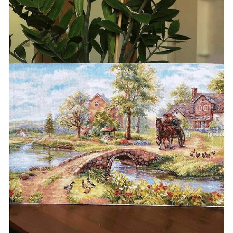 Alisa Sunday Walk Cross Stitch Kit