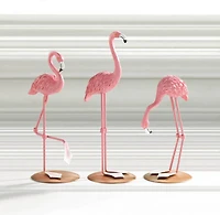 Decorative Tabletop Flamingos