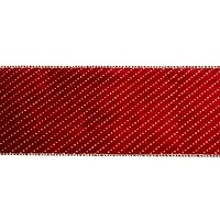 3.5" x 20ft. Burgundy & Gold Glitter Dots Wired Velvet Ribbon by Celebrate It®