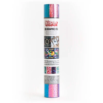 8 Pack: Siser® Holographic Heat Transfer Vinyl Sampler, Fantasy