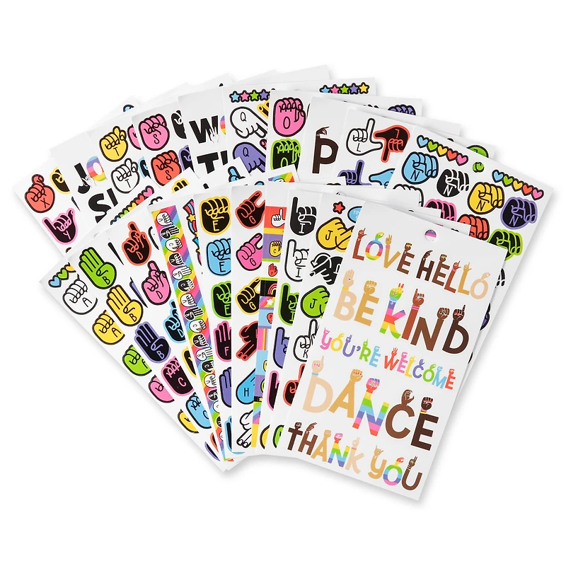 Sign Language Sticker Book by Recollections™