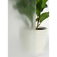RoomMates Reeded Glass Window Film