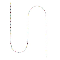 18" Rhodium Enamel Cable Chain by Bead Landing™