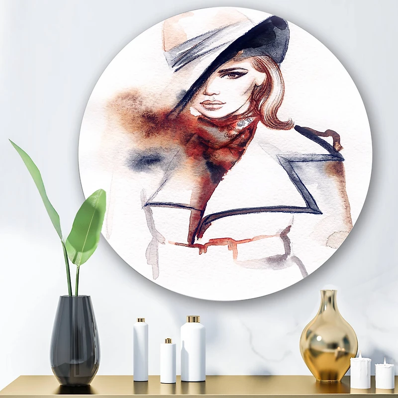 Designart - Fashion Portrait of Woman With Ht