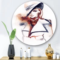 Designart - Fashion Portrait of Woman With Ht