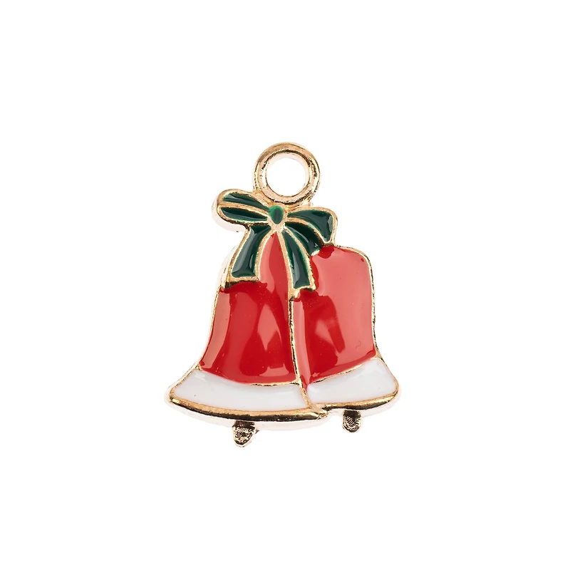 John Bead Sweet & Petite Bell Holiday Charms, 8ct.