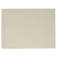JAM Paper A7 Ivory Blank Foldover Cards with Panel