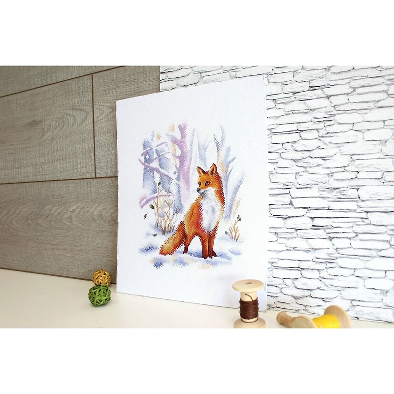 Mp Studia Winter Forest Mistress Cross Stitch Kit