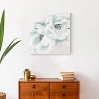 White Flowers 20" x 20" Canvas Wall Art