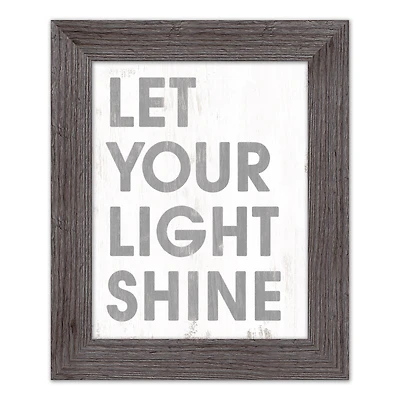 Let Your Light Shine Western Framed Print
