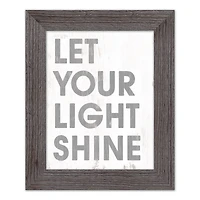 Let Your Light Shine Western Framed Print