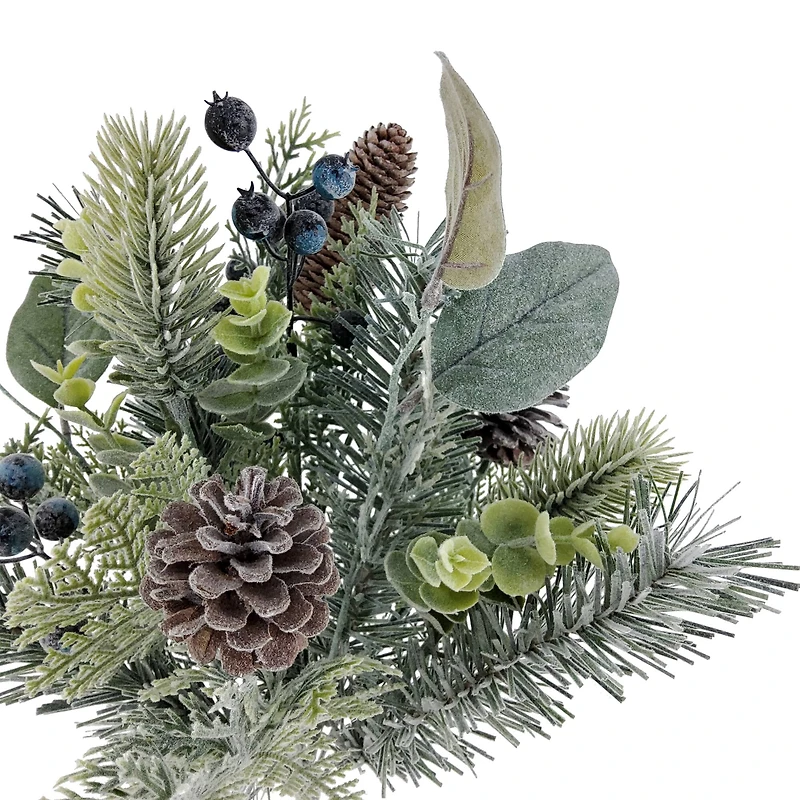 18" Pinecone & Blue Berry Deluxe Bush by Ashland®