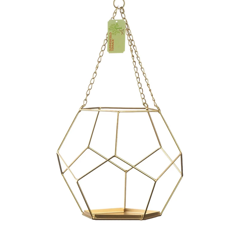 9" Hanging Geometric Plant Holder