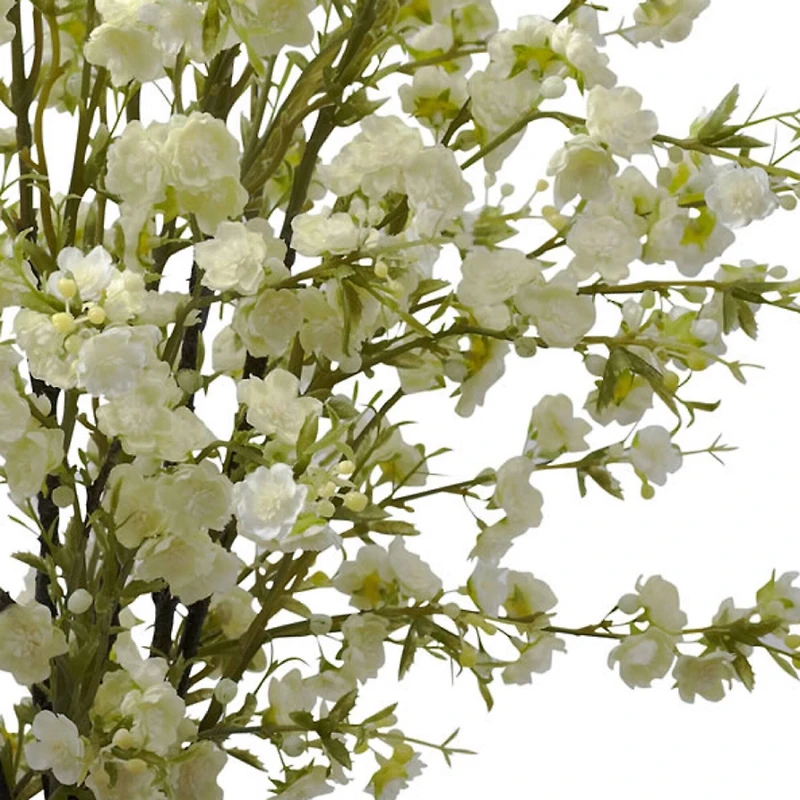 30" White Cherry Blossoms Arrangement in Vase 