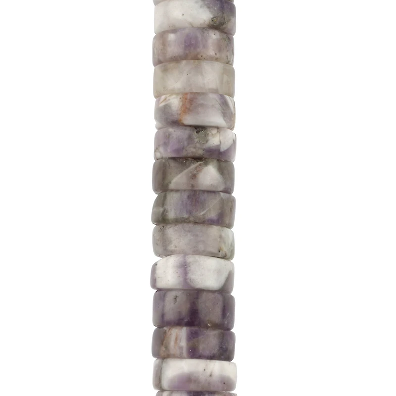 Purple Amethyst Heishi Beads by Bead Landing