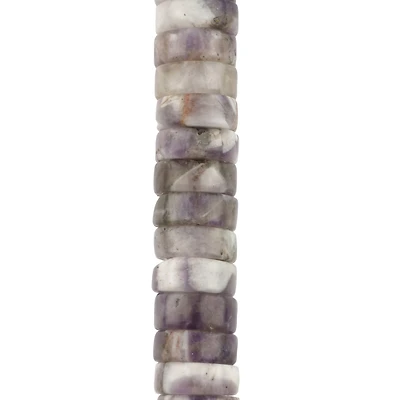 Purple Amethyst Heishi Beads by Bead Landing