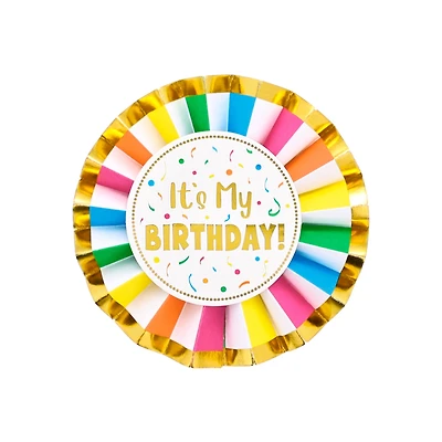 2.75" Multicolor It's My Birthday Badge by Celebrate It™