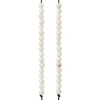 6 Pack: White Moonstone Round Beads, 8mm by Bead Landing™