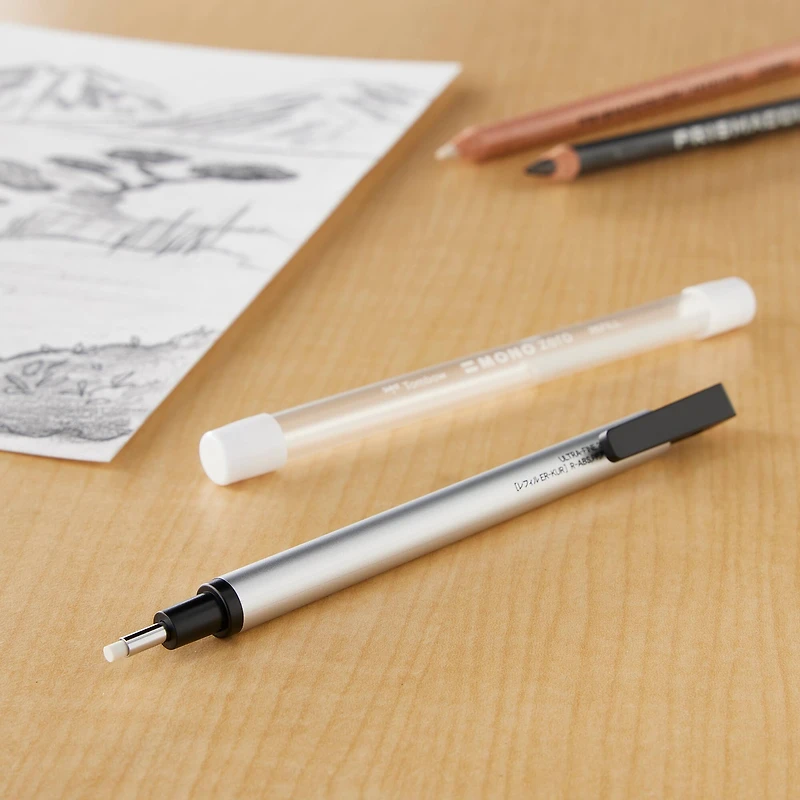 Tombow Mono Zero Round Eraser & Refill Value Pack