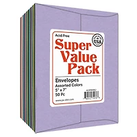 PA Paper™ Accents Super Value 5" x 7" Envelopes, 50ct.